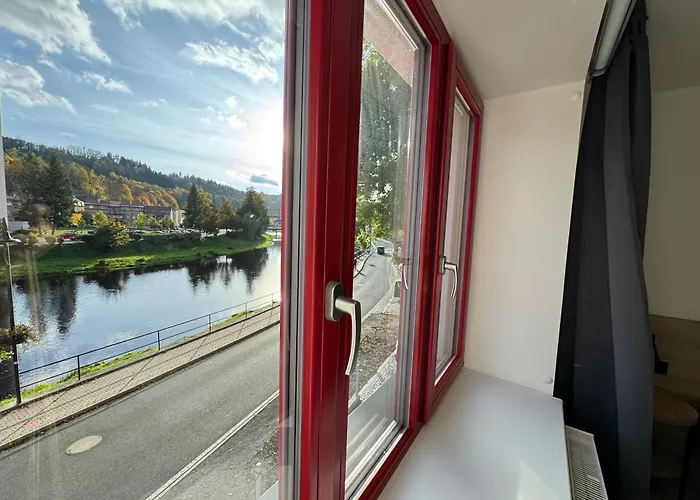 Apartment Riverside Luxury Apartments & Cafe - Bohemian Paradise On The Greenway Jizera Zelezny Brod